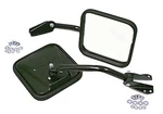 Omix-ada Pair Of Black Replacement Side Mirrors For Jeep CJ5 CJ6 CJ7 And CJ8. Fixed Price $59.27.