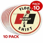 Pack Of 10 Hurst Shifter Racing Decals Stickers Nhra Hot Rod Retro Rat 4". Fixed Price $24.95.