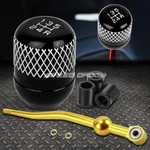 Gold Aluminum Dual Bend Short Shifter+black 5-SPEED Netted Knob For Ek/ej/eg/dc. Fixed Price $22.87.