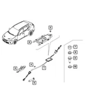 Genuine Mopar Gearshift Control Cable 68504026AA. Fixed Price $106.72.
