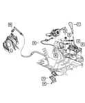 Genuine Mopar Transmission Shifter 4668205AL. Fixed Price $78.94.