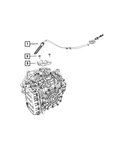 Genuine Mopar Gearshift Control Cable 68164081AC. Fixed Price $147.20.