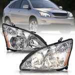 For 2004-2009 Lexus RX350 RX330 Chrome Halogen L+r Headlamps Headlights Not Hid. Fixed Price $173.99.