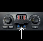 Manual Hvac Climate Bowtie Join Knob Into 1 2003-2006 Silverado Tahoe Etc.. Fixed Price $12.99.