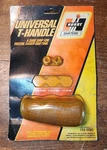 Nos Hurst Shifter Vintage Leather T-handle Knob 153-0030. Fixed Price $250.00.