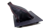Manual Shifter Boot Cover Pvc Leather Ford Mustang 87-93 Red Stitch. Fixed Price $44.99.
