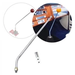 Chrome 23" Single Bend Shift Arm Fits Tko Magnum Tremec 5 6 Speed Hot Rod Truck. Fixed Price $199.95.