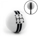 Black Rally Stripe Speed Shift Pattern Ivory Knob With M16X1.5 Insert. Fixed Price $50.53.