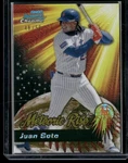 2025 Bowman Chrome Juan Soto #MR-15 Meteoric Rise Gold /50 New York Mets. Fixed Price $39.99.