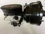 Custom 8" Dual Booster Wilwood Black Master Cylinder 1" Bore 260-8555-BK + Valve. Fixed Price $484.86.