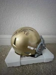 Signed Notre Dame Rudy Ruettiger Mini Helmet With Beckett Coa 4. Fixed Price $74.95.