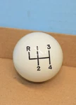 Hurst Style Classic 4 Speed Gear Shift Knob 3/8 Thread-ingraved Numbers. Fixed Price $39.00.