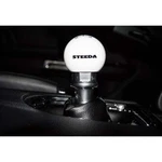 Steeda 6-SPEED White Shift Knob W/ Black Pattern And Logo Mustang 15-26. Fixed Price $67.99.