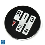 1970-81 Pontiac Firebird Trans Am Shifter Knob 4 Speed Pattern Lucite Emblem Blk. Fixed Price $18.99.