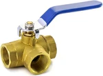 3/4IN Bspp Way Port Ball Valve Brass Lever Handle 600PSI 1 Pc. Water Oil Gas. Fixed Price $33.99.
