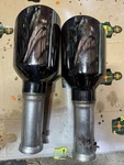 2019-2025 Dodge Ram 1500 5.7 Mopar Black Chrome Exhaust Tips Tail Pipe Oem. Fixed Price $120.00.