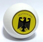 White Gear Shift Knob Deutschland Yellow 12MM Vw Bug Beetle Bus T1 T2 M12 Stick. Fixed Price $59.99.