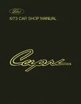 1973 Mercury Capri Factory Shop Service Manual. Fixed Price $47.50.