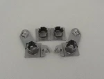 Bmw E60 E61 520D 520I 523I Set Mounts Pdc Sensor Front 51110432215 08-09. Fixed Price $80.88.