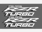 Polaris Rzr Turbo Set Vinyl - White. Fixed Price $18.99.