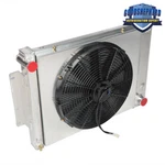 For 67-69 Camaro/firebird V8 Mt Aluminum 3-ROW Core Racing Radiator+fan Shroud. Fixed Price $154.42.