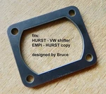 Hurst Shifter Plate Vw Beetle Karmann Ghia Dune Buggy Bus Empi Volkswagen Type 3. Fixed Price $29.95.