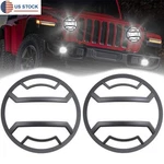 2X Front Headlight Lamp Guard Cover Trim For Jeep Wrangler Jl 2018+ Accessories. Fixed Price $20.63.