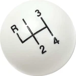 Oer White 4 Speed Shift Knob W/ 5/16"-18 Sae Thread Gto Firebird Grand Prix. Fixed Price $30.98.