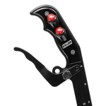 B&m 81164 Magnum Grip Shift Handle Side Plate With Buttons Fits Right. Fixed Price $145.95.