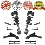 Front Complete Struts Control Arms Tie Rods & Links Fits 99-05 Pontiac Grand Am. Fixed Price $387.00.