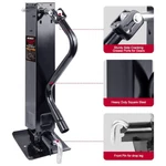 Nbjingyi Trailer Jack Welded-on Tongue 12000 Lbs Height Adjustable. Fixed Price $199.99.