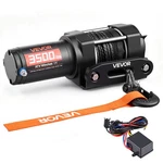 Vevor 3500 Lbs Electric Winch Atv Utv 12V Synthetic Rope Wired Remote Control. Fixed Price $92.90.