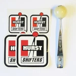Vintage Hurst Real Usa 1970'S 7238 Chrome Shifter Stick With 4 Speed Ivory Knob. Fixed Price $199.95.