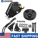 For Chevy Gm Saginaw Power Steering Pump Mounting Bracket 2 Groove Pulley Kit Us. Fixed Price $135.99.
