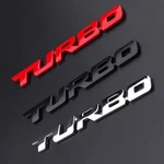 3D Turbo Zinc Alloy Car Sticker Badge Emblem Side Rear Auto Exterior Decal. Fixed Price $20.06.